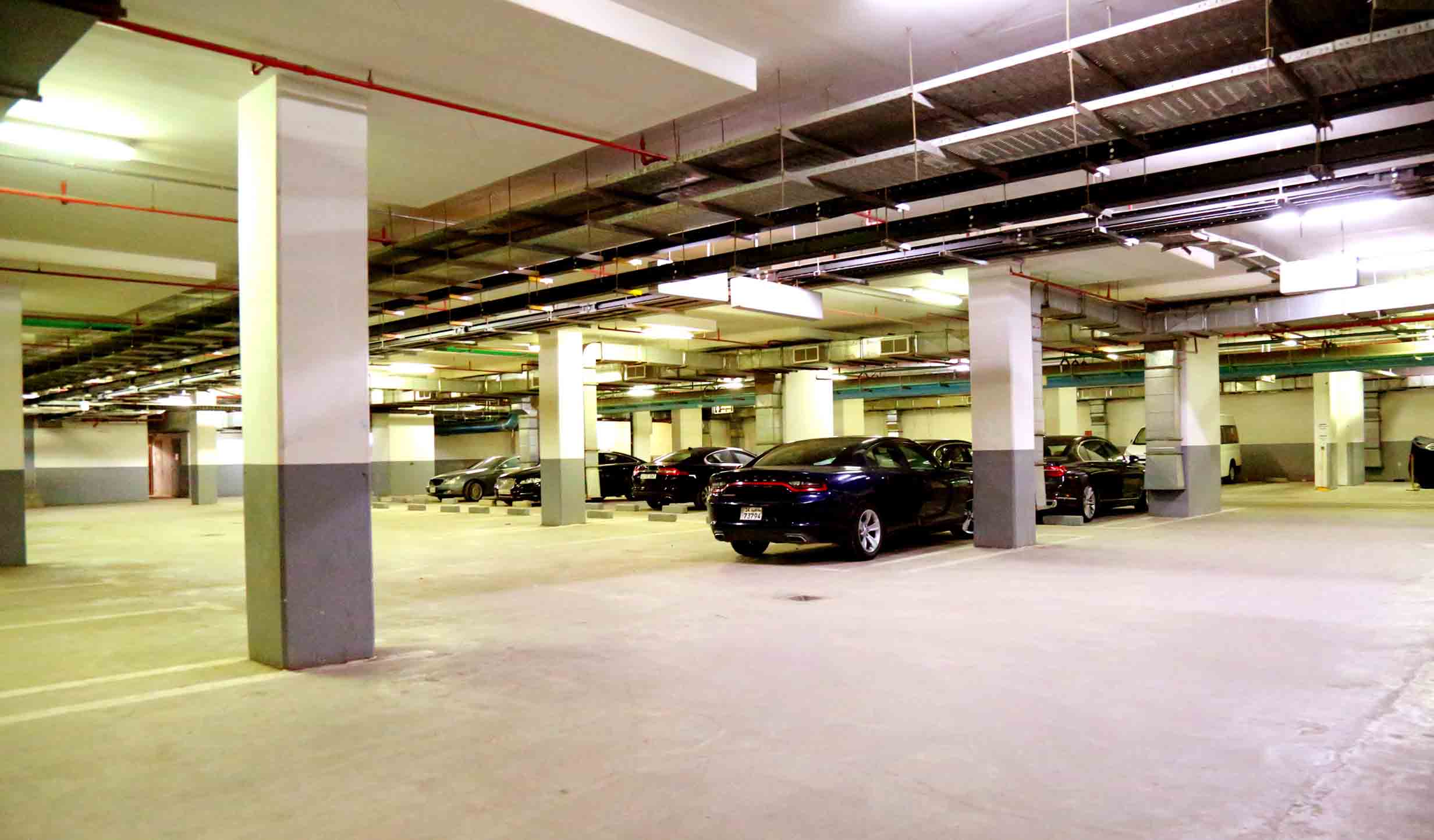 Car Parking maintanance for Crown Plaza