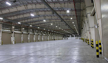 Commercial Warehouse construction at industrail area