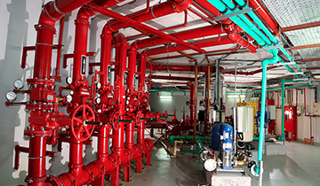 Fire fighting system for Car showroom